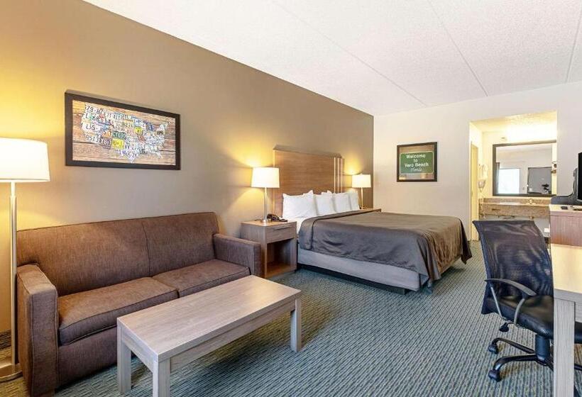 Quarto Standard Cama King, Econo Lodge Vero Beach  Downtown