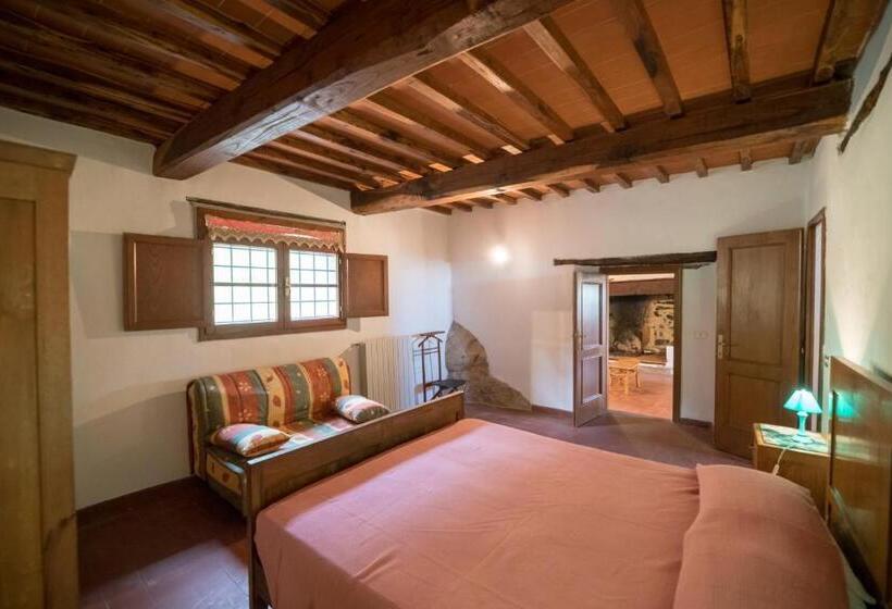 آپارتمان 1 خوابه با چشم‌انداز استخر, Fattoria Di Cintoia