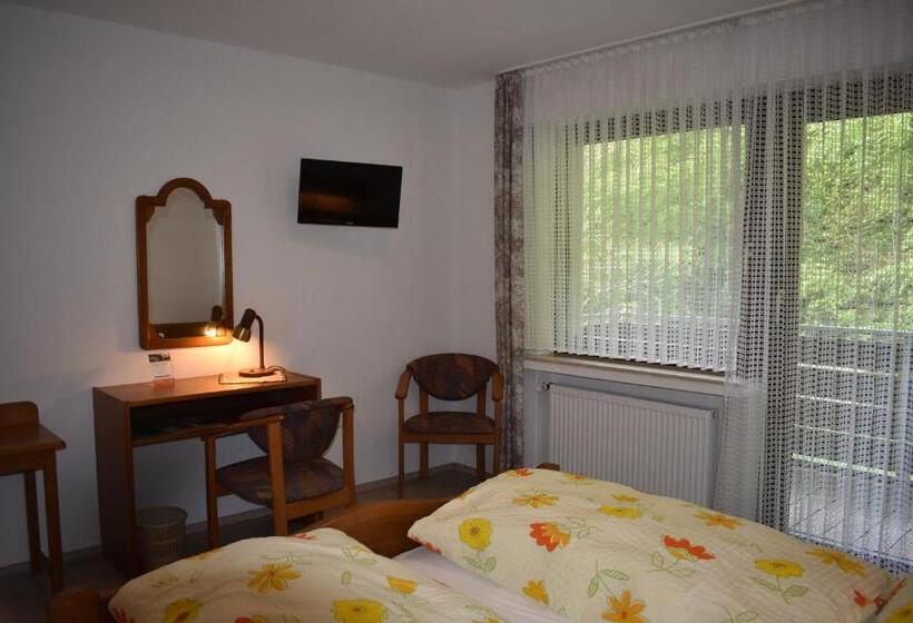 اتاق استاندارد با بالکن, Pension Haus Am Waldesrand