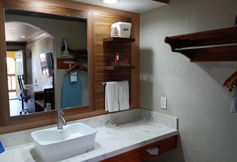 带2个双人床的标准工作室, Americas Best Value Inn & Suites Alvin/houston