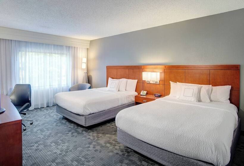 اتاق استاندارد با 2 تخت دوبل, Courtyard By Marriott Columbia Northeast/fort Jackson Area