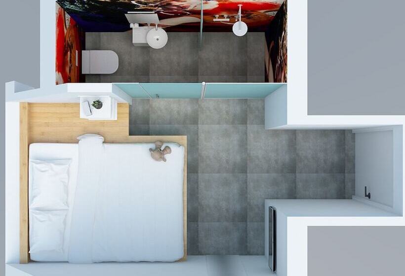 اتاق استاندارد با تخت‌های تاشو, Bunk Hotel Utrecht