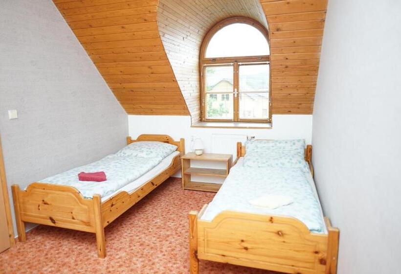 اتاق استاندارد با چشم‌انداز باغ, Penzion Terasa, Bed & Breakfast
