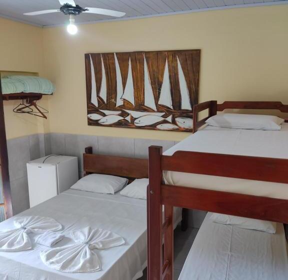 Economy Quadruple Room, Pousada Flor De Jambo