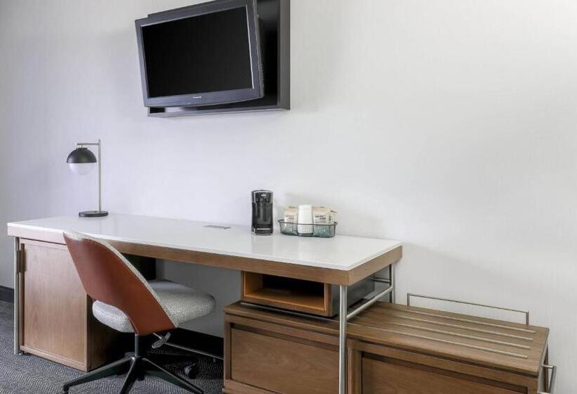 اتاق استاندارد با تخت بزرگ, Courtyard By Marriott Boulder Broomfield