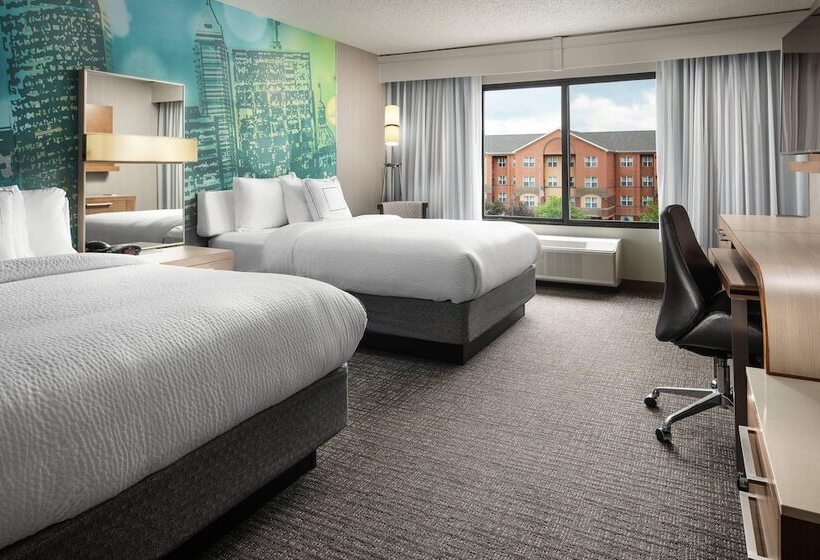 اتاق استاندارد با 2 تخت دوبل, Courtyard Indianapolis At The Capitol