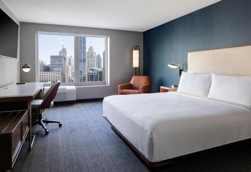 장애인을 위한 킹사이즈 침대 스탠다드 룸, Courtyard Chicago Downtown/river North