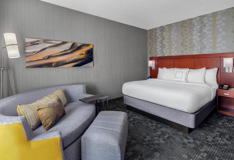 اتاق استاندارد با تخت بزرگ, Courtyard By Marriott Pittsburgh Airport