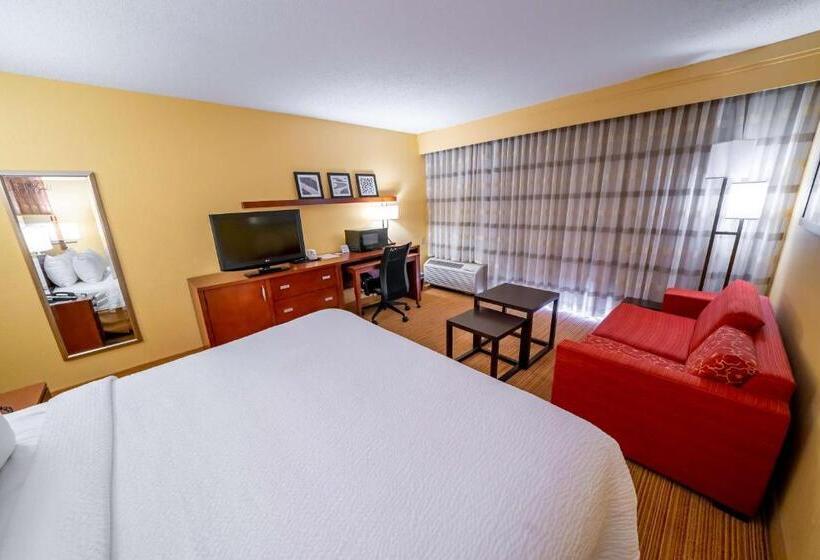 اتاق استاندارد با تخت بزرگ برای معلولان, Iowa Inn Bettendorf Quad Cities