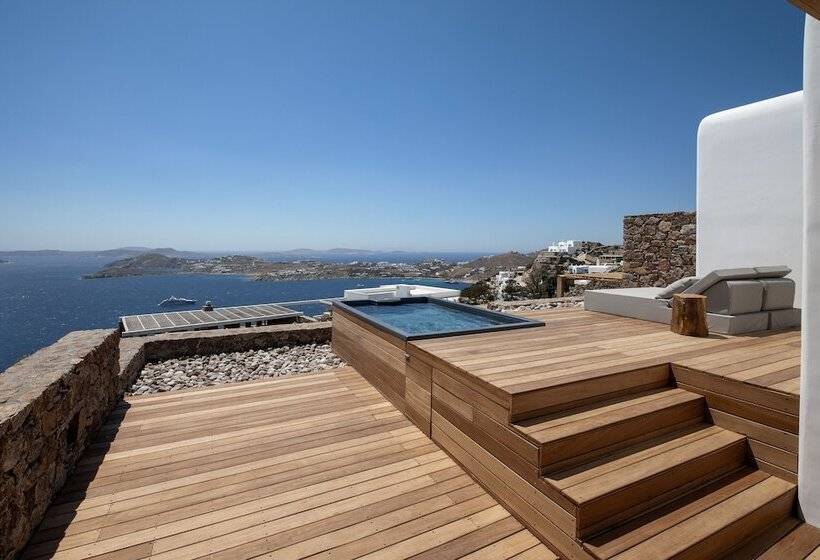 Deluxe Suite Sea View, Alissachni Mykonos