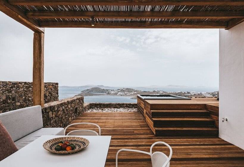 Deluxe Suite Sea View, Alissachni Mykonos