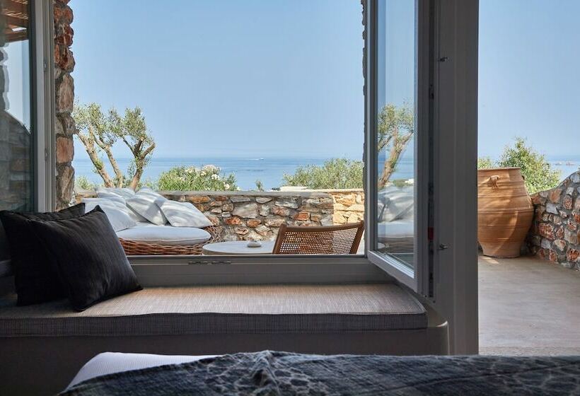 اتاق لوکس با چشم‌انداز دریا, Mythic Paros , Adults Only