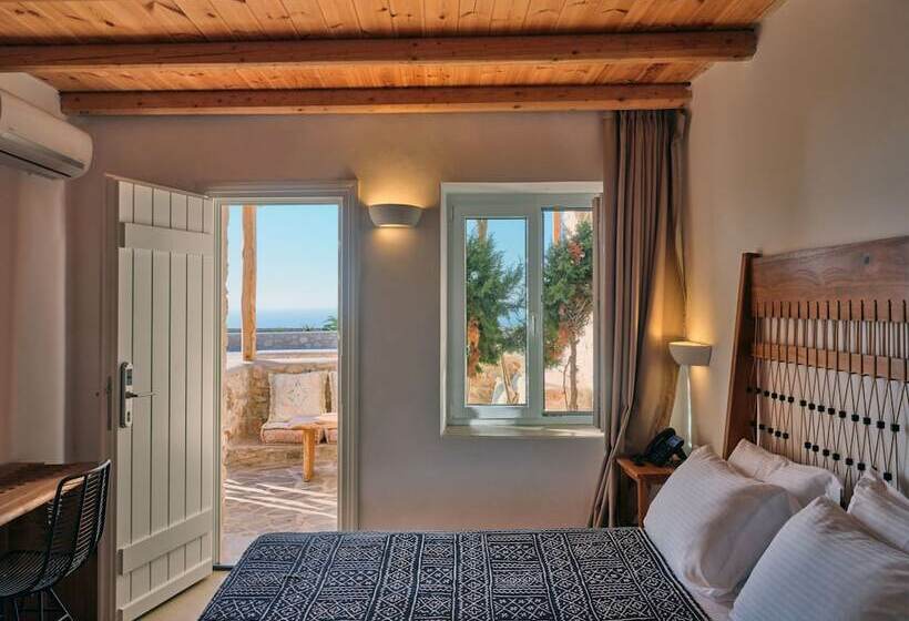 اتاق لوکس با چشم‌انداز دریا, Mythic Paros , Adults Only