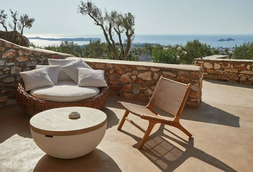 اتاق لوکس با چشم‌انداز دریا, Mythic Paros , Adults Only