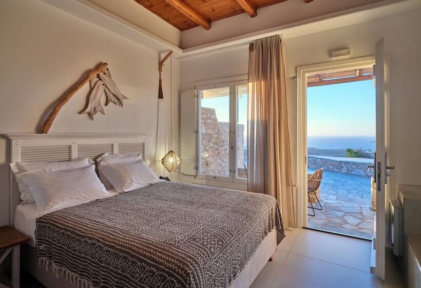 اتاق لوکس با چشم‌انداز دریا, Mythic Paros , Adults Only