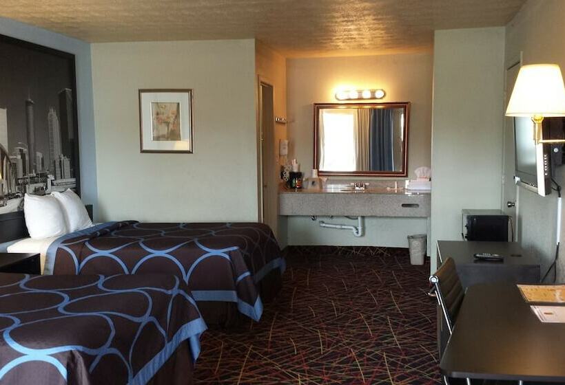اتاق استاندارد با 2 تخت دوبل, Super 8 By Wyndham College Park/atlanta Airport West