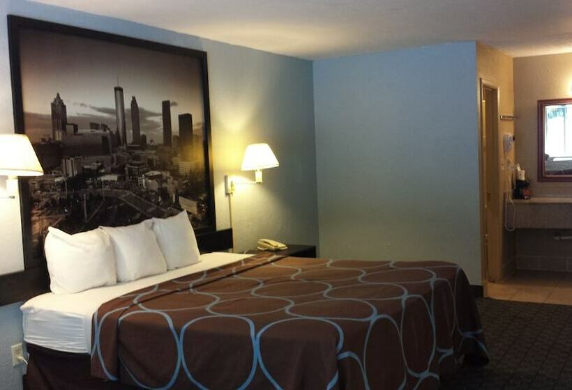 Standard Room 2 Double Beds, Super 8 By Wyndham Atlanta/hartsfield Jackson Airport