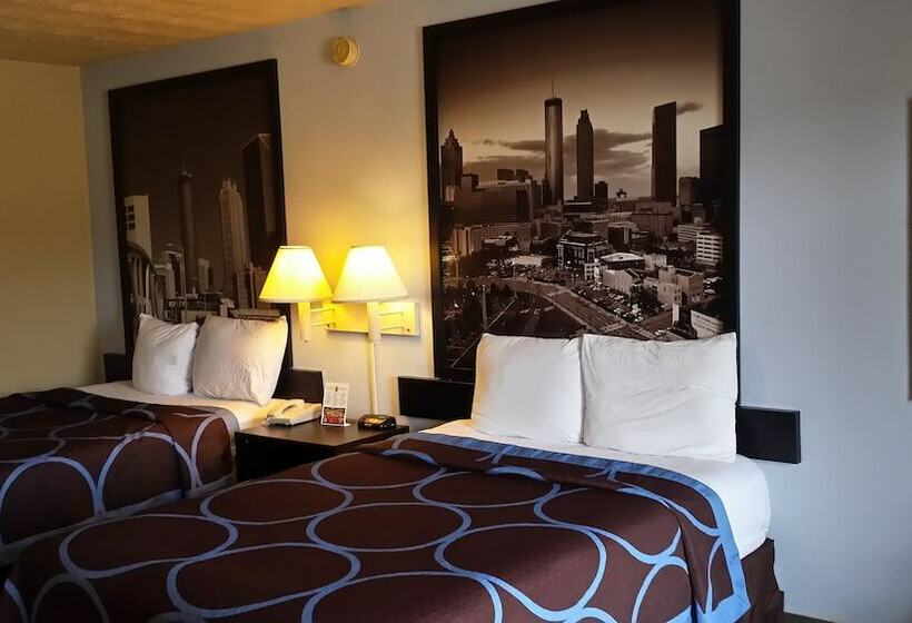اتاق استاندارد با 2 تخت دوبل, Super 8 By Wyndham College Park/atlanta Airport West