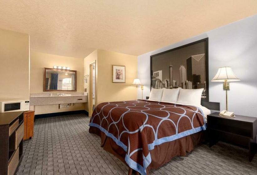 غرفة قياسية سرير كينج, Super 8 By Wyndham Atlanta/hartsfield Jackson Airport