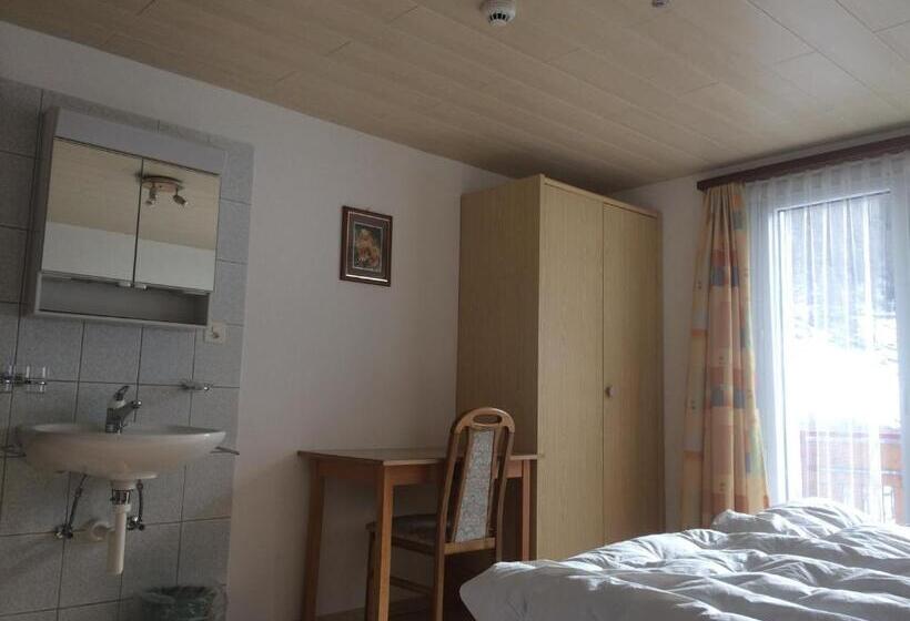 اتاق استاندارد با چشم‌انداز کوهستان, B&b Haus Granit Saas Grund