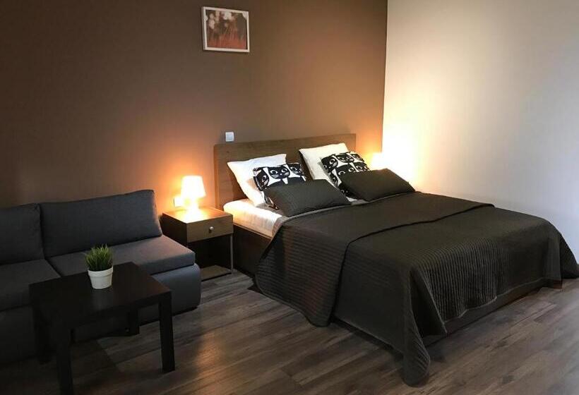 اتاق استاندارد با چشم‌انداز استخر, Villa Rubčić Rooms & Pansion