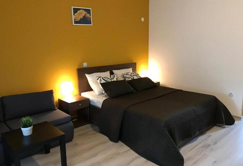 اتاق استاندارد با چشم‌انداز استخر, Villa Rubčić Rooms & Pansion