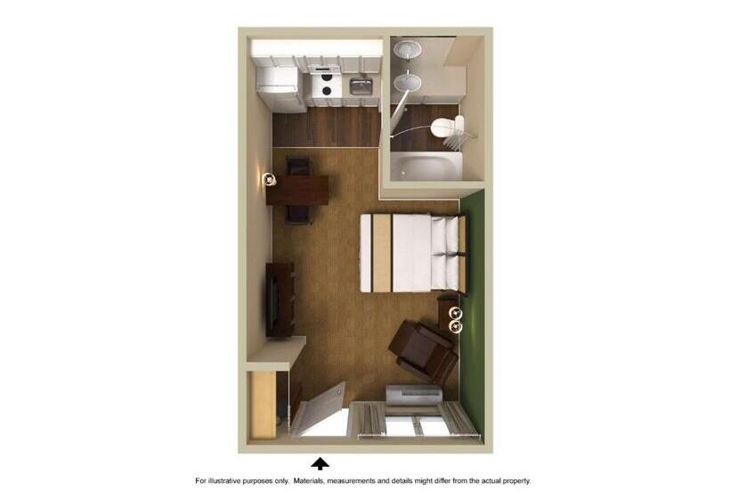 Studio Standard, Extended Stay America Select Suites  Durham  University