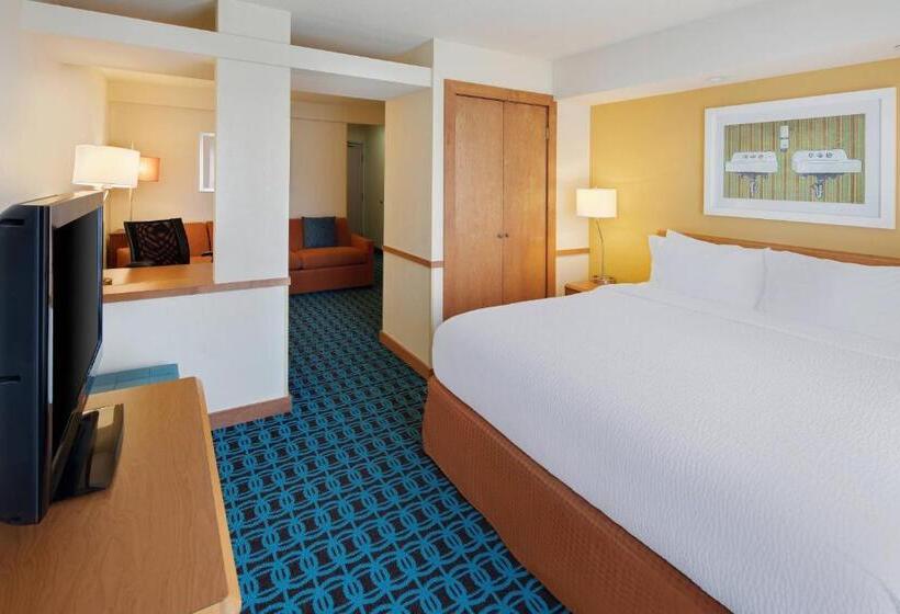 سوئیت با تخت بزرگ, Fairfield Inn & Suites Indianapolis Airport
