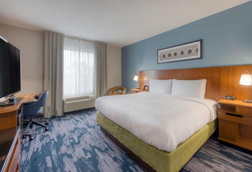 اتاق استاندارد با تخت بزرگ, Fairfield Inn & Suites Raleigh Crabtree Valley