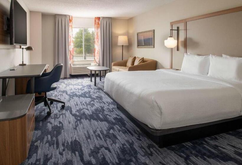 اتاق لوکس با تخت بزرگ, Fairfield Inn Spokane Downtown