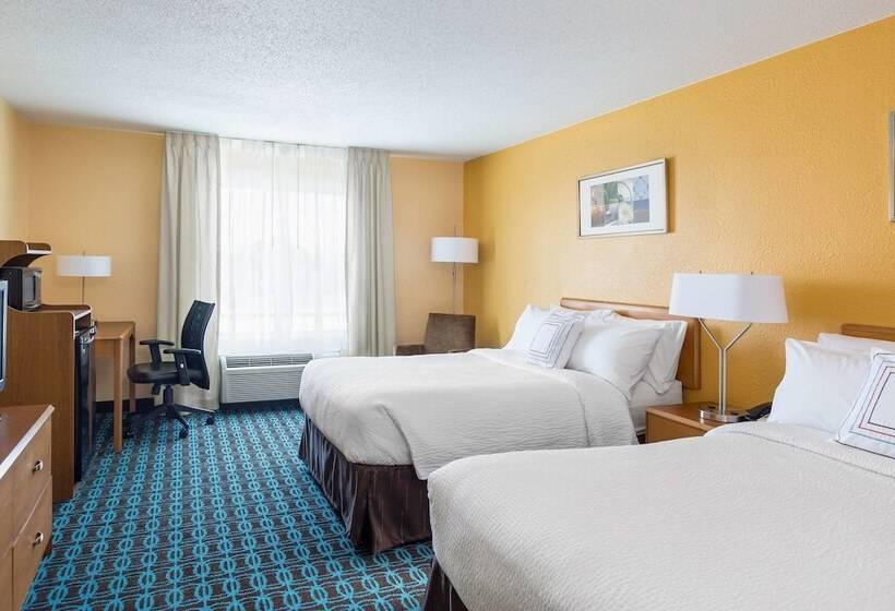 اتاق استاندارد با 2 تخت دوبل, Fairfield Inn & Suites Valparaiso