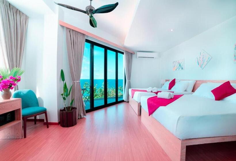اتاق خانوادگی با چشم‌انداز دریا, Ranthari Hotel And Spa Ukulhas Maldives