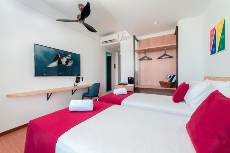 اتاق لوکس با بالکن, Ranthari Hotel And Spa Ukulhas Maldives