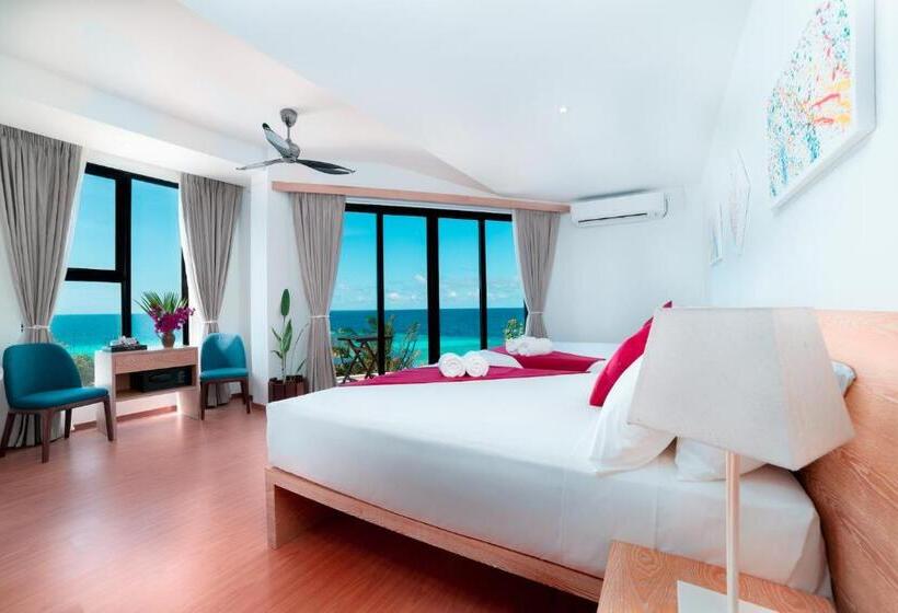 اتاق خانوادگی با چشم‌انداز دریا, Ranthari Hotel And Spa Ukulhas Maldives