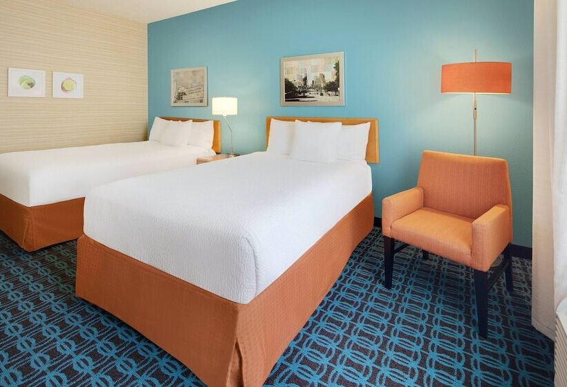 اتاق استاندارد با 2 تخت دوبل, Fairfield Inn & Suites Austinuniversity Area