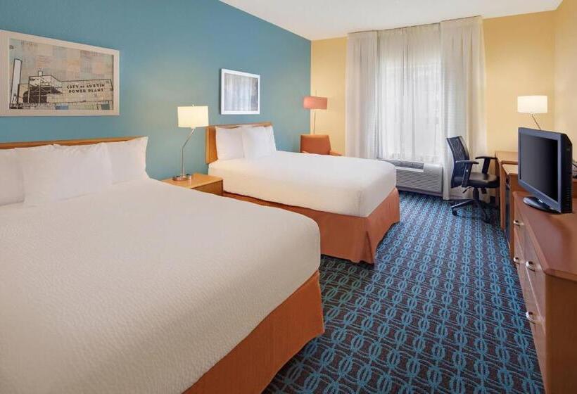 اتاق استاندارد با 2 تخت دوبل, Fairfield Inn & Suites Austinuniversity Area