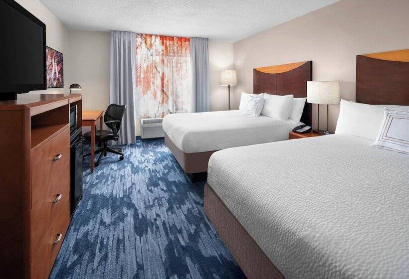اتاق استاندارد با 2 تخت دوبل, Fairfield Inn & Suites Denver Airport