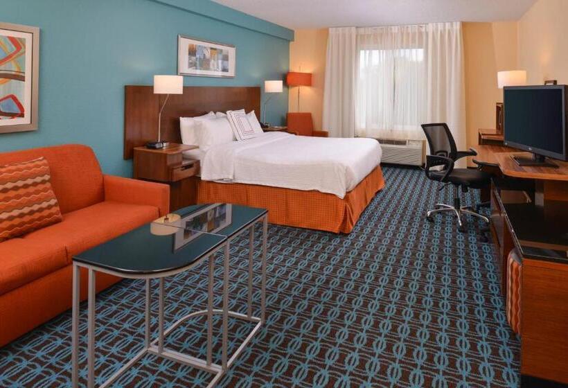 اتاق لوکس با تخت بزرگ, Fairfield Inn & Suites St. Louis St. Charles