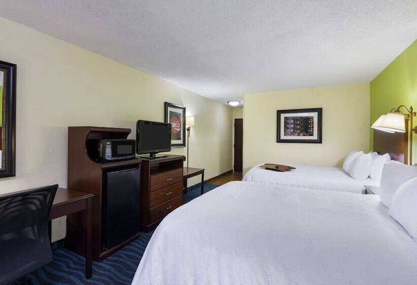 ２ダブルベッドのスタンダードルーム, Hampton Inn Atlantaperimeter Center