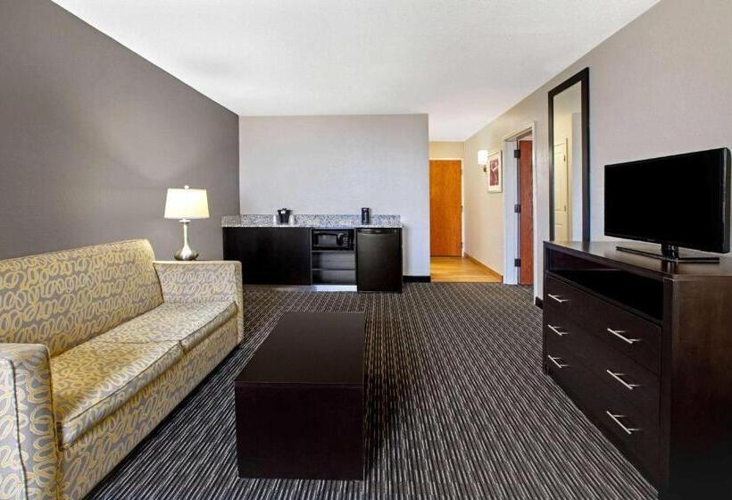 Suite met Kingsize Bed, La Quinta Inn & Suites By Wyndham Detroit Metro Airport