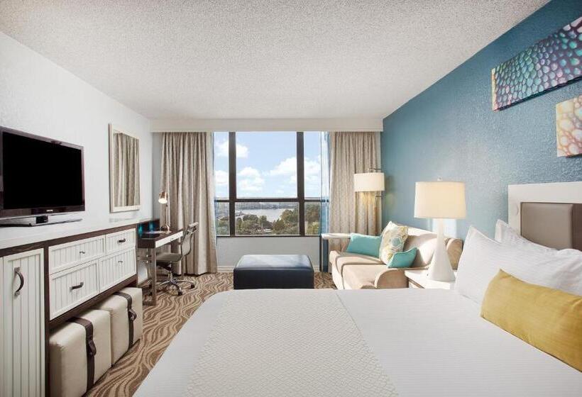 اتاق استاندارد با تخت بزرگ, Wyndham Lake Buena Vista Resort Disney Springs® Resort Area