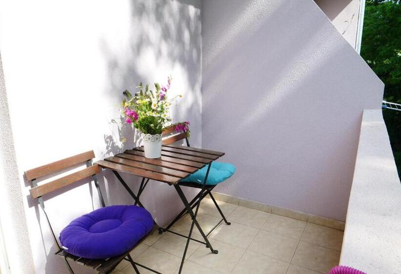 اتاق استاندارد با بالکن, Apartment And Rooms Vilma