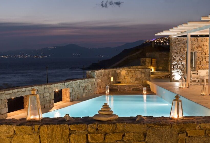 ویلای 4 خوابه, 180 ° View Private Pool Villa Choulakia To Enjoy Sun Kissing Sea