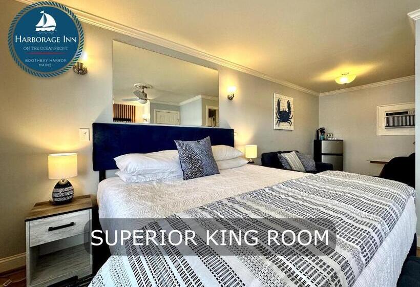 Superior Room King Size Bed, Harborage Inn On The Oceanfront