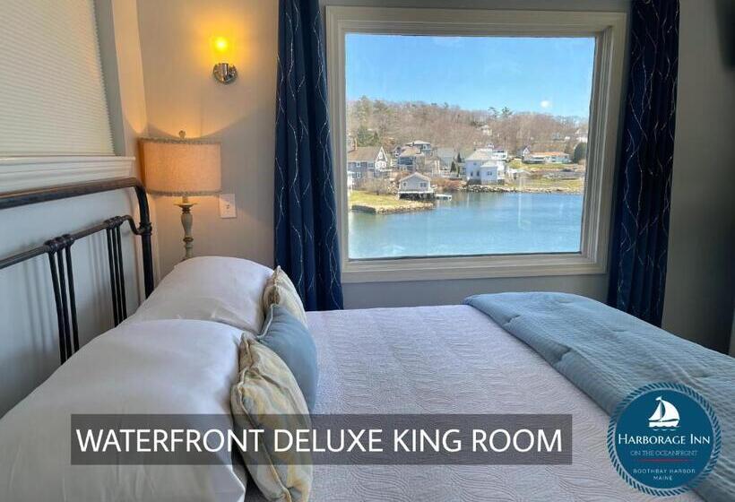 Deluxe Room King Size Bed, Harborage Inn On The Oceanfront