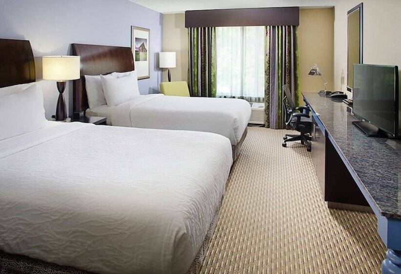 اتاق استاندارد با 2 تخت دوبل, Hilton Garden Inn Raleigh Durham Airport