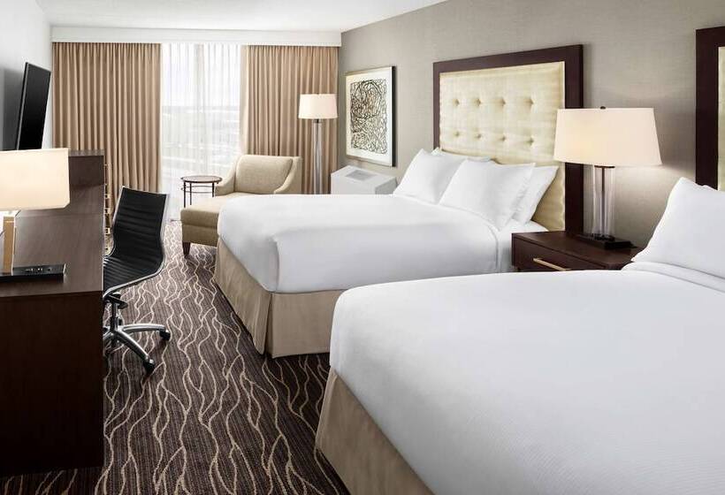 اتاق استاندارد با 2 تخت دوبل, Hilton Kansas City Airport