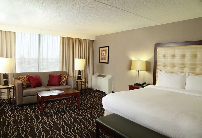 Deluxe Room King Size Bed, Hilton Kansas City Airport