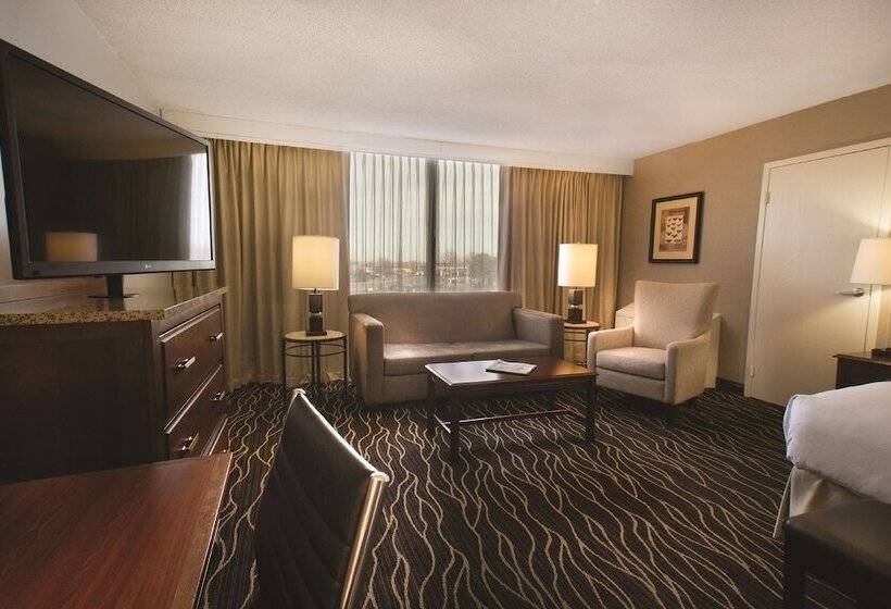 اتاق لوکس با تخت بزرگ, Hilton Kansas City Airport