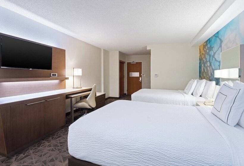 اتاق استاندارد با 2 تخت دوبل, Courtyard Miami Downtown Brickell Area